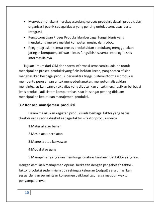 Manajemen Yang Terkait Dengan Pengelolaan Faktor Faktor Produksi