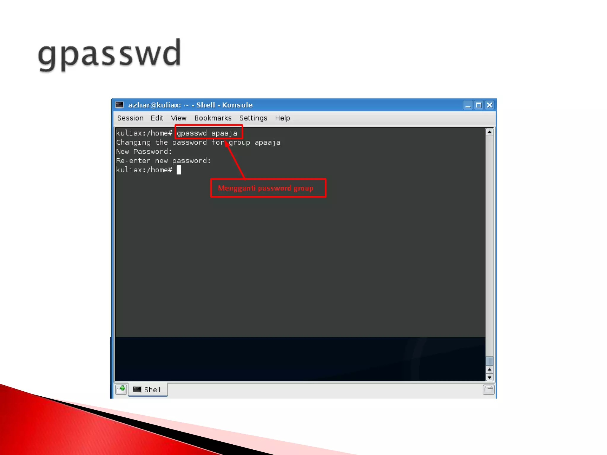 Manajemen file dan user