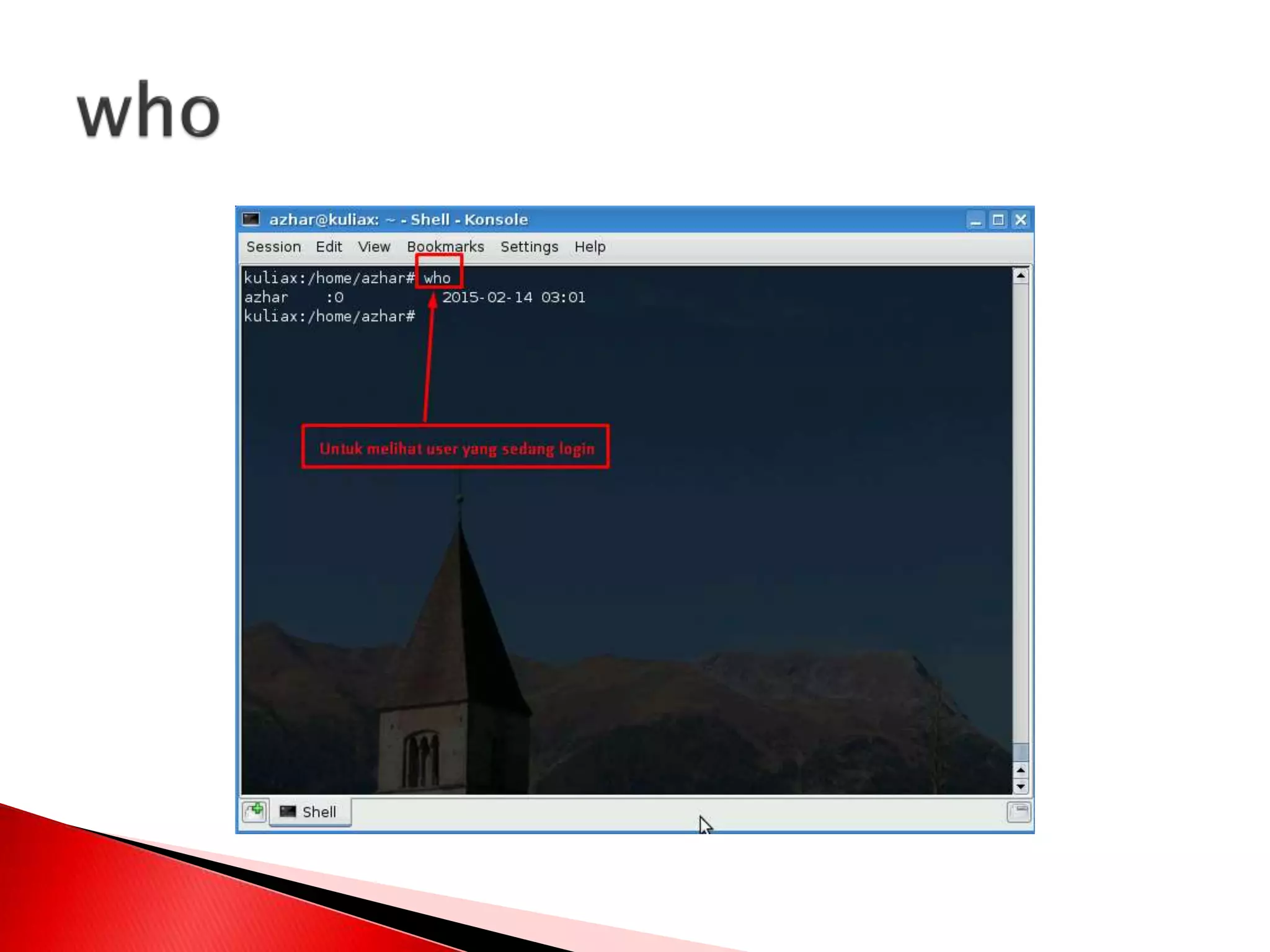 Manajemen file dan user