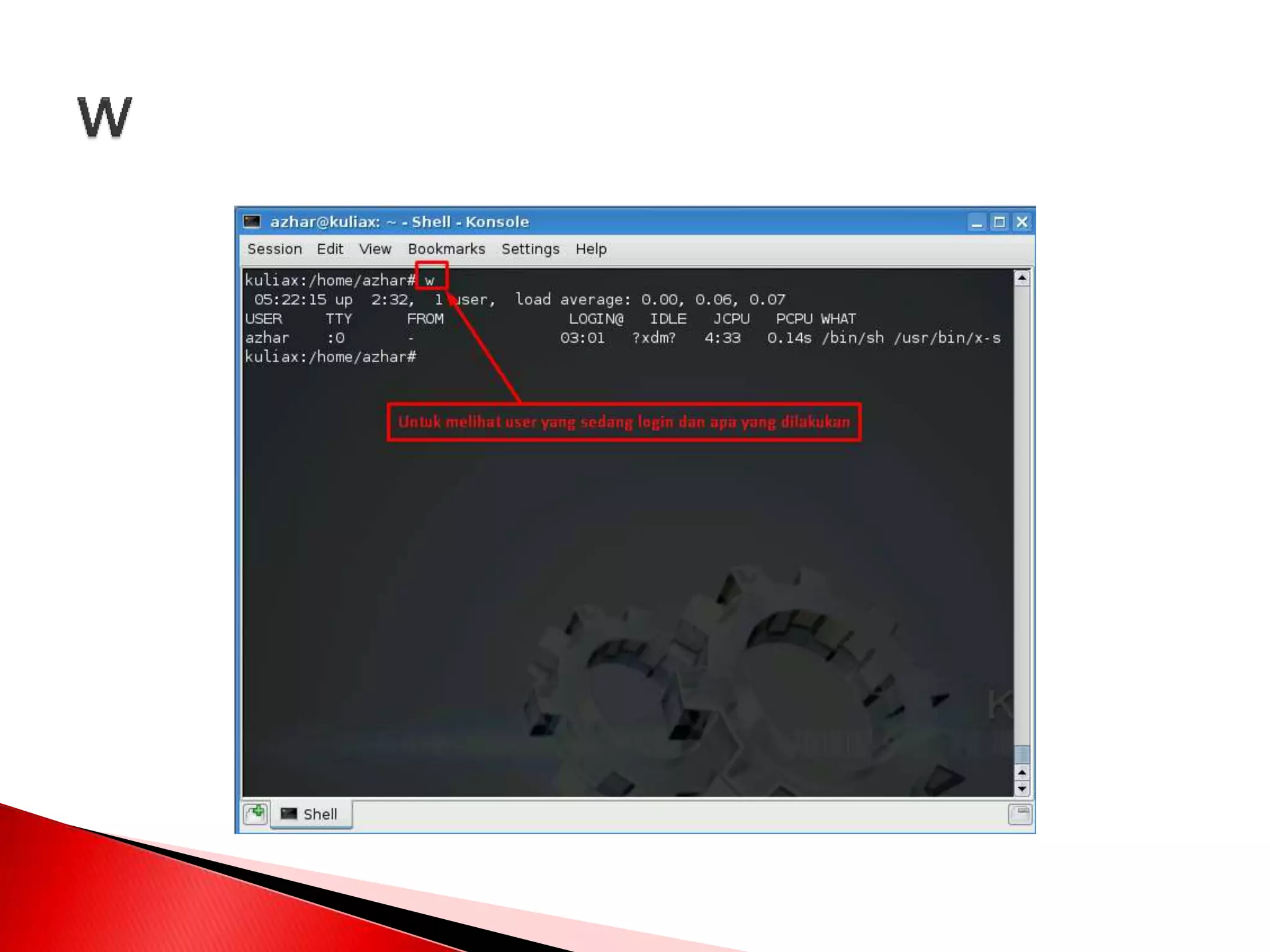 Manajemen file dan user