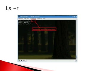 Manajemen file dan user