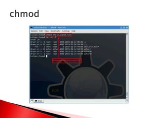 Manajemen file dan user