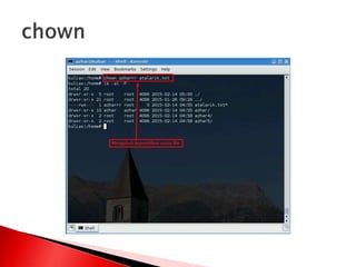 Manajemen file dan user
