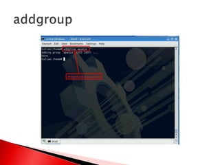 Manajemen file dan user