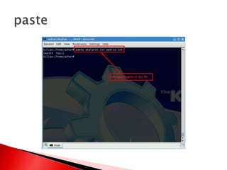 Manajemen file dan user