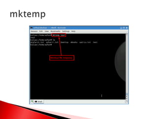 Manajemen file dan user