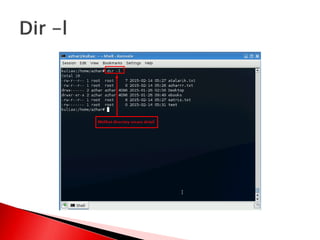 Manajemen file dan user