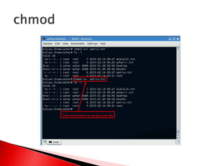 Manajemen file dan user