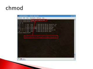 Manajemen file dan user