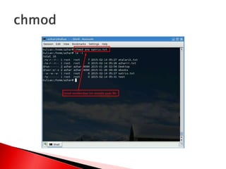 Manajemen file dan user