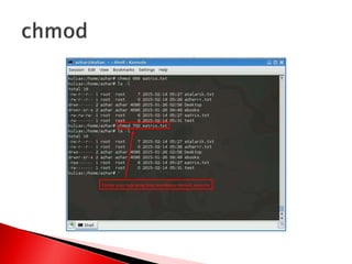 Manajemen file dan user