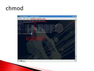 Manajemen file dan user
