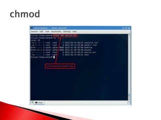 Manajemen file dan user