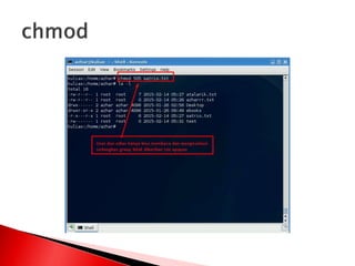 Manajemen file dan user