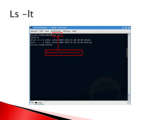 Manajemen file dan user