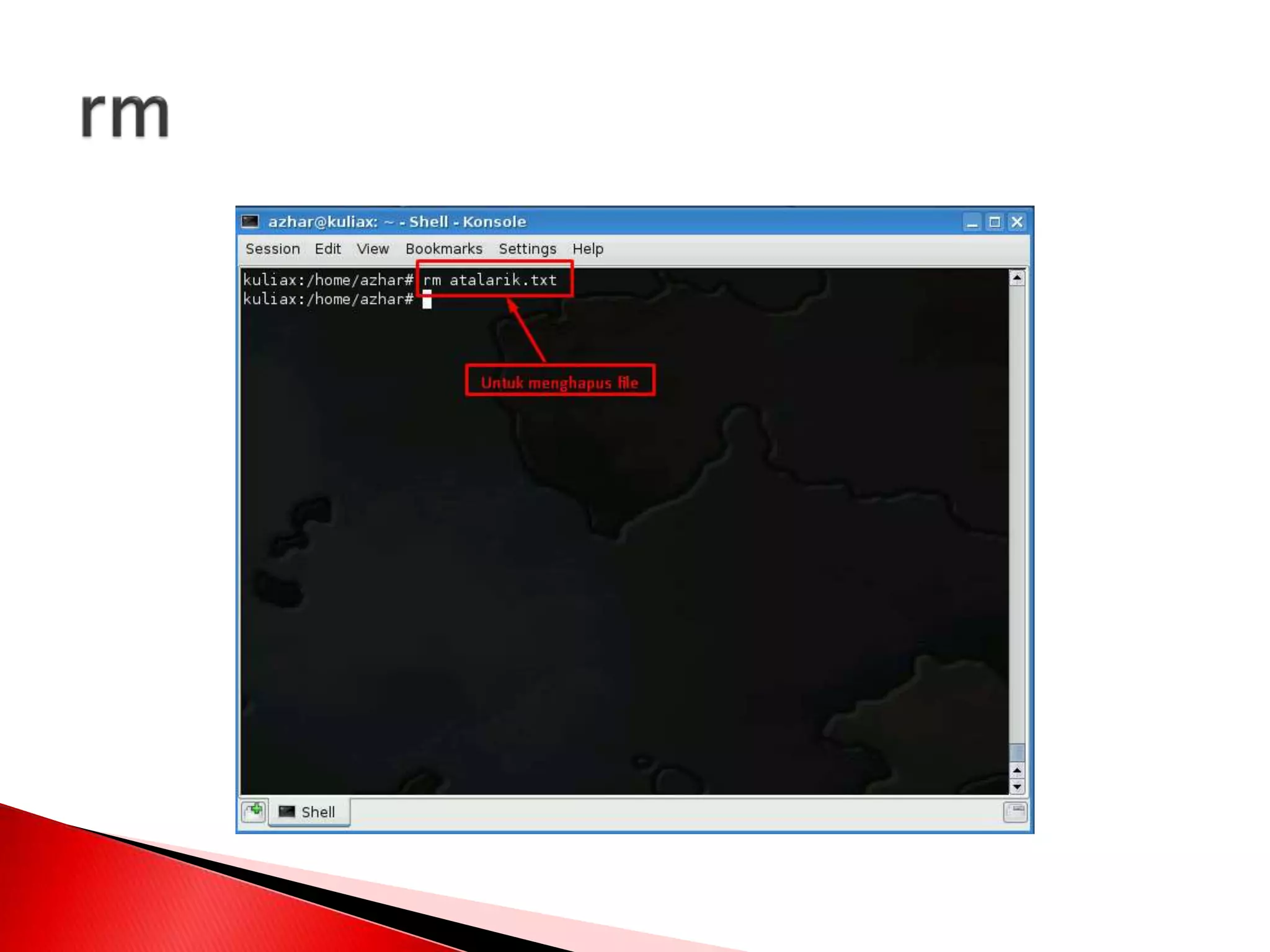 Manajemen file dan user