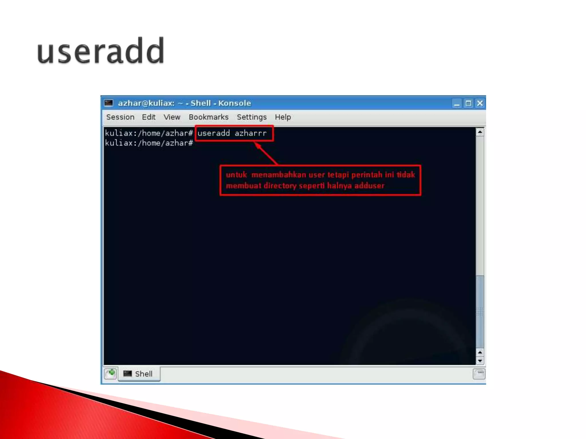 Manajemen file dan user