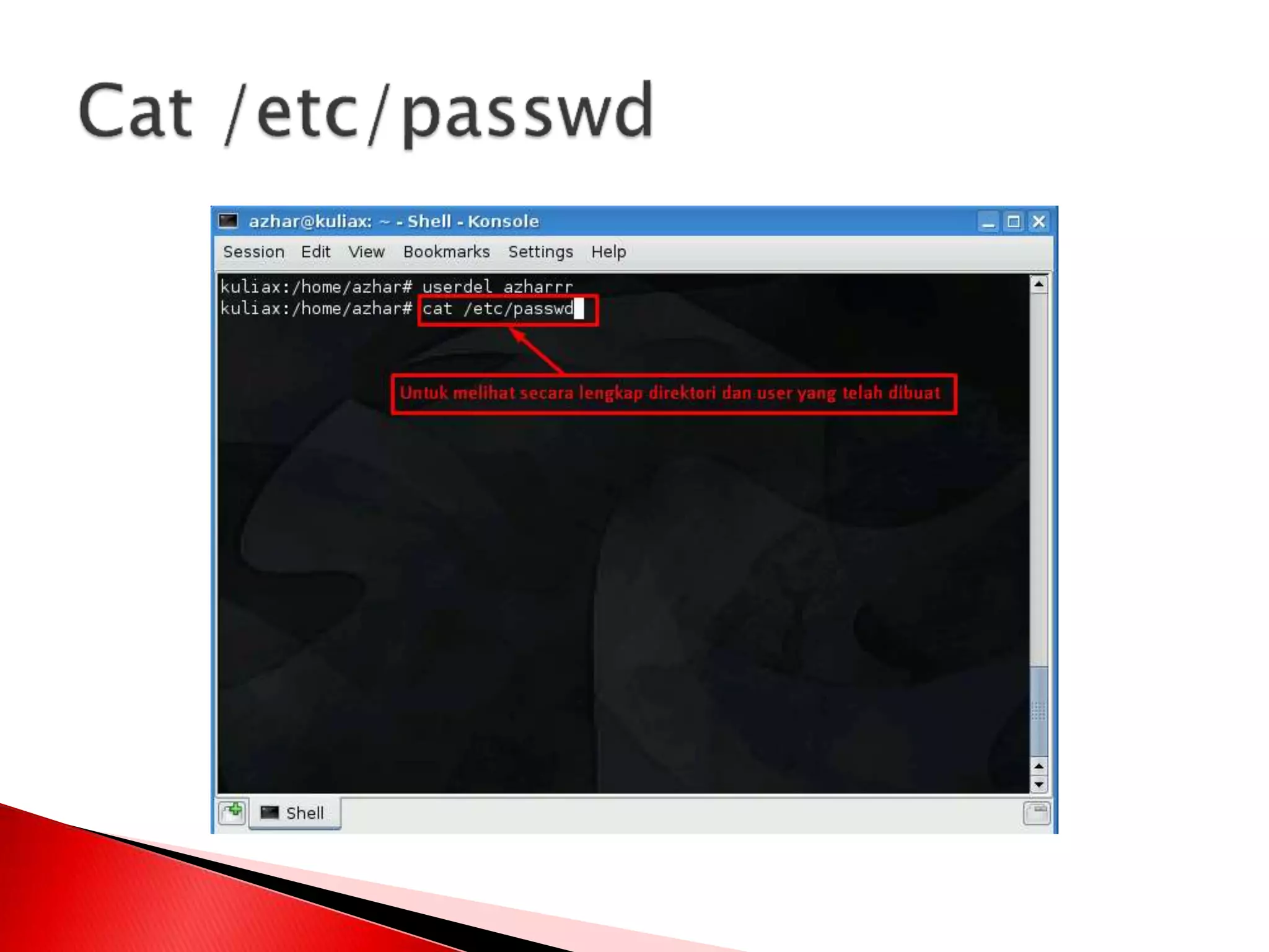 Manajemen file dan user