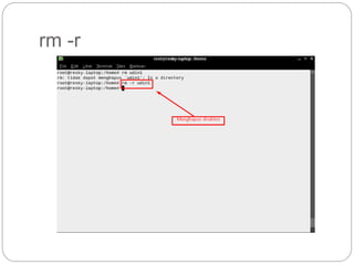rm -r