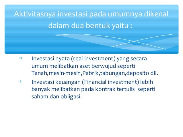 Strategi investasi yang melibatkan opsi