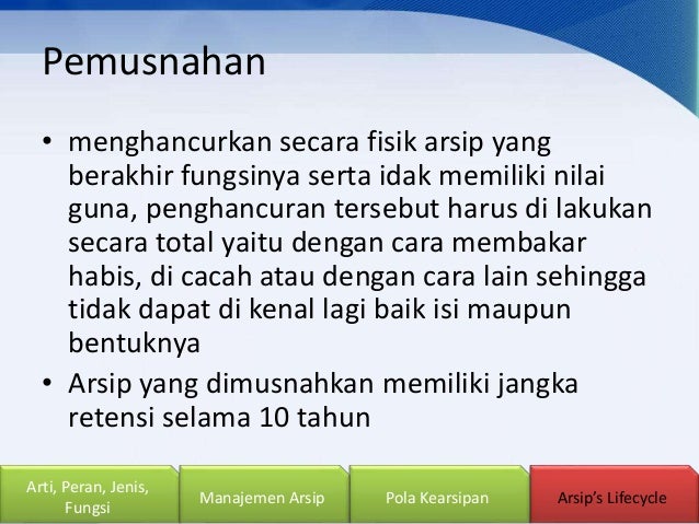 Manajemen kearsipan