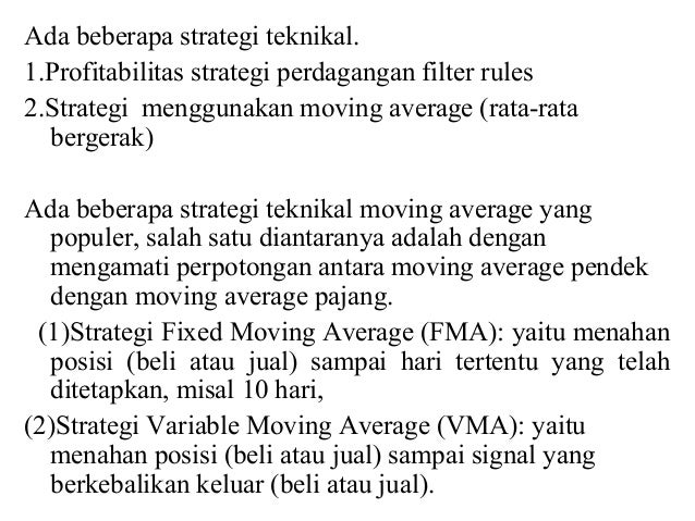 Strategi perdagangan rata-rata bergerak eksponensial