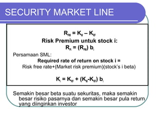 Risk and return | PPT