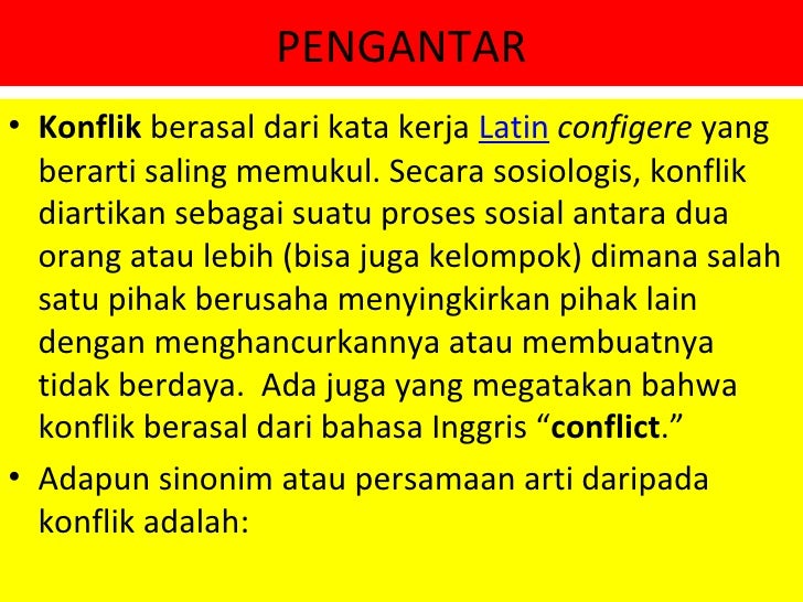 Musni Umar Manajemen Konflik Cara Mengatasi Konflik Di Dki