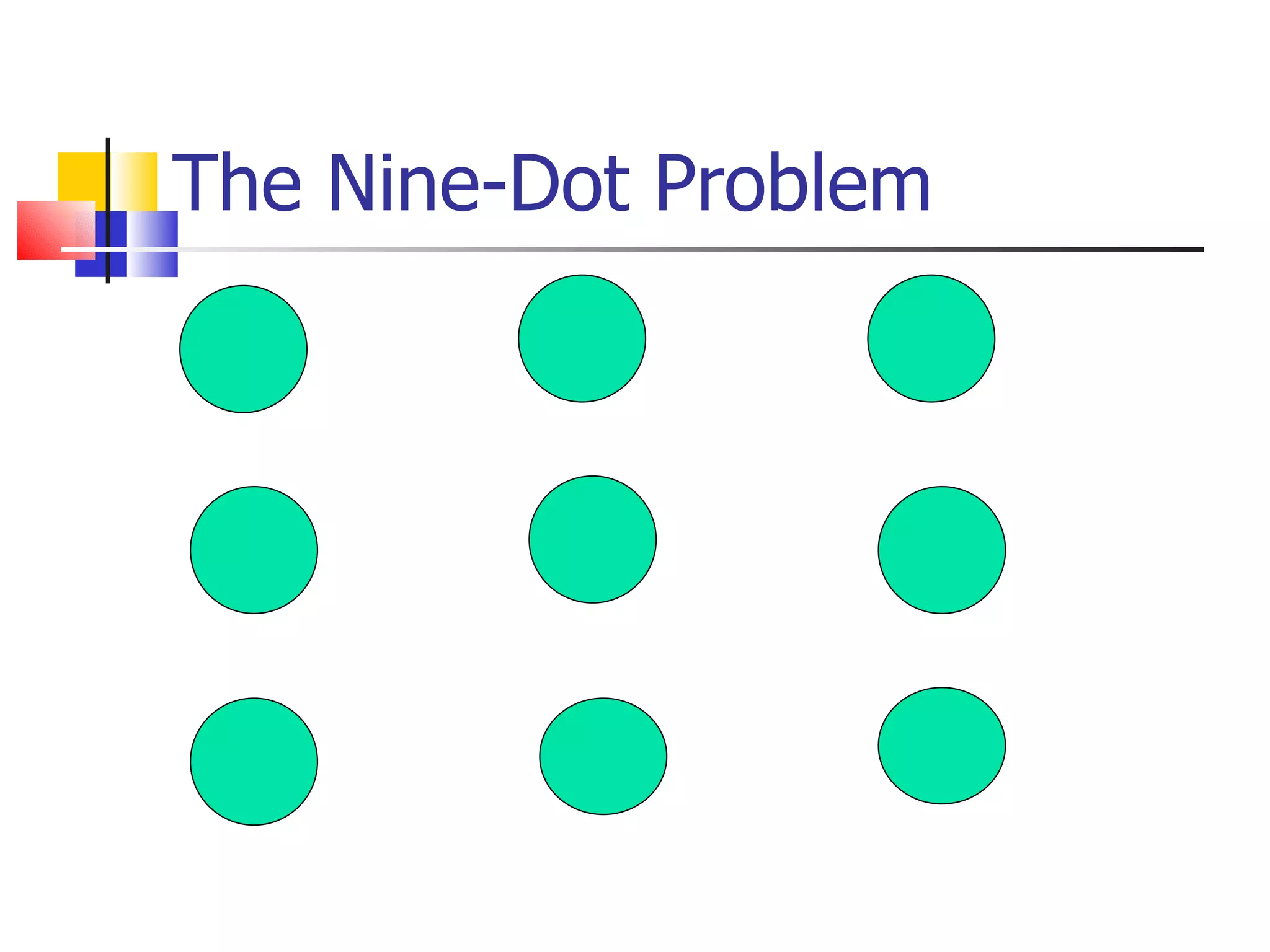 The Nine-Dot Problem 
