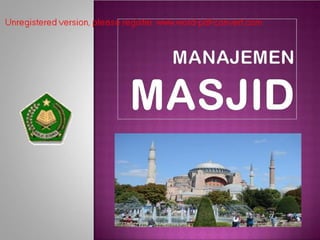 Manajemen masjid (2)