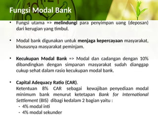 Materi Manajemen Modal Pada Perbankan dan Penjelasannya | PPTX
