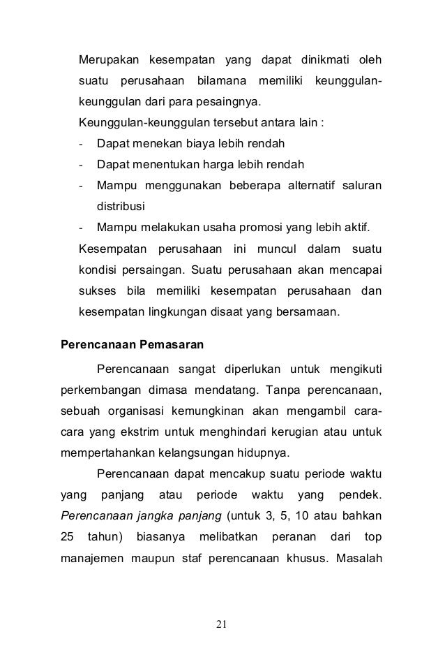 Manajemen Pemasaran Manajemen Pemasaran