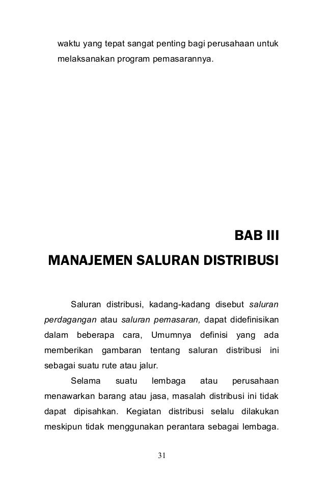 Manajemen Pemasaran