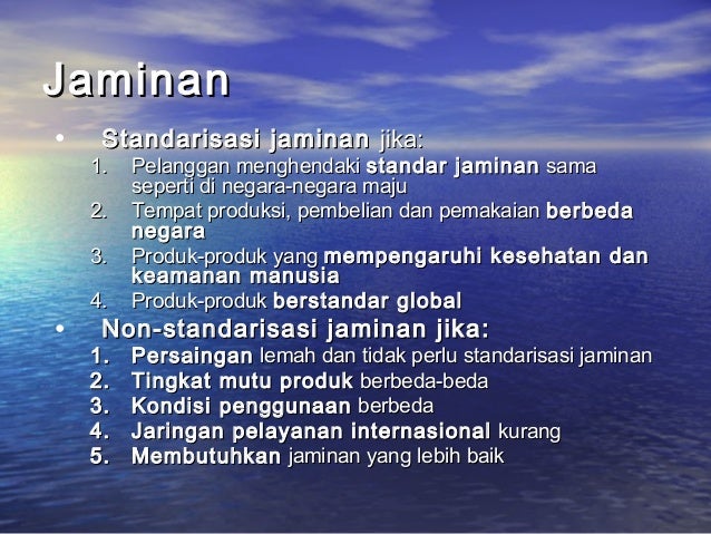 Manajemen pemasaran internasional