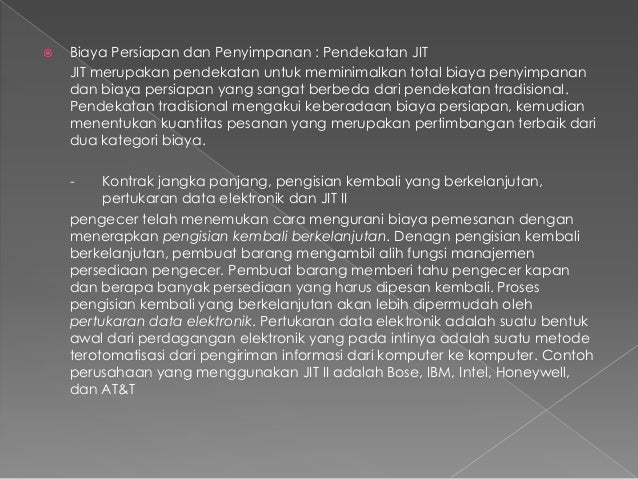 Manajemen persediaan