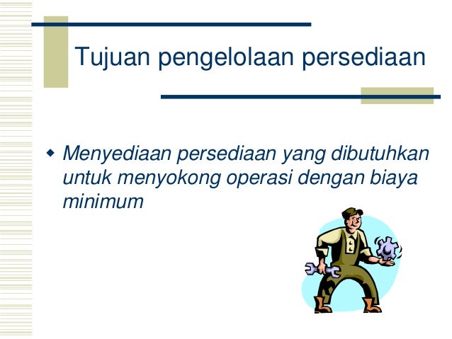 Manajemen Persediaan