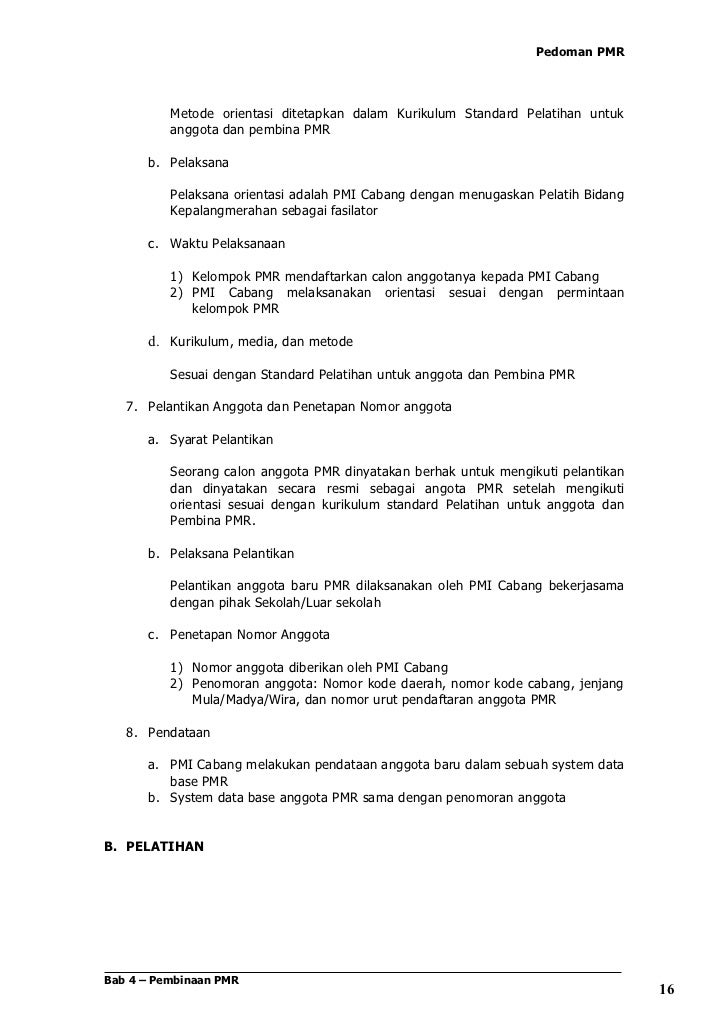 Manajemen Pmr