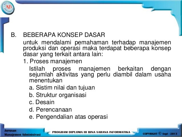 Manajemen Produksi