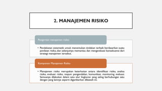 2. MANAJEMEN RISIKO
 