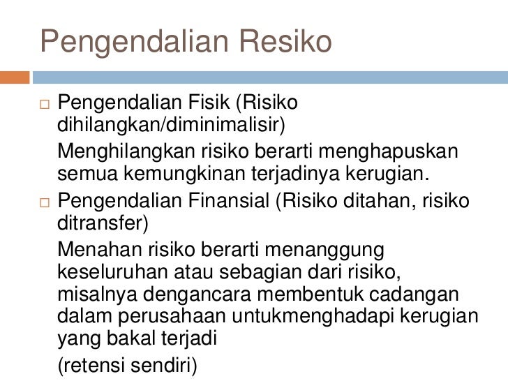 Manajemen risiko asuransi