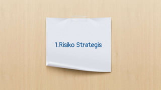 1.Risiko Strategis
 