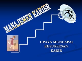 UPAYA MENCAPAI 
KESUKSESAN 
KARIR 
 