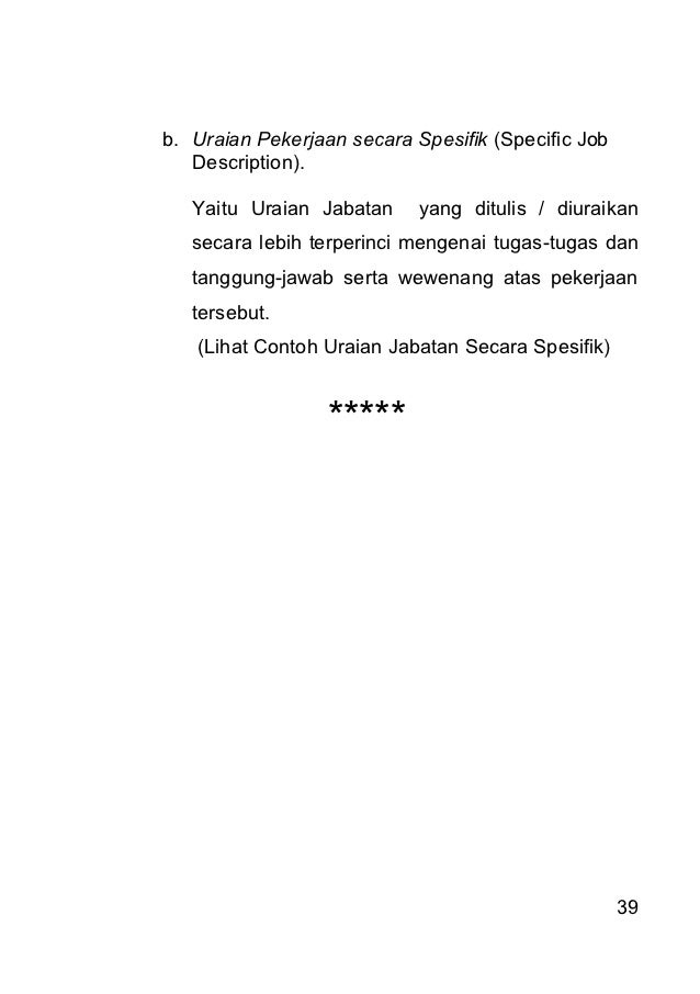 Contoh Job Description Sdm - The Exceptionals