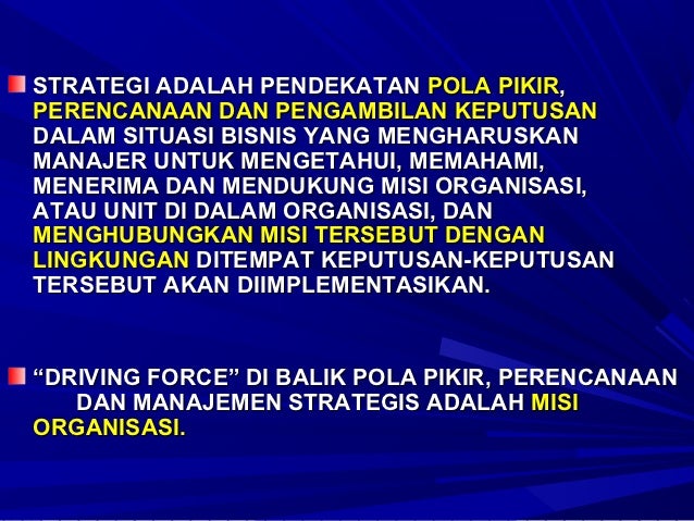 Manajemen strategis rumah sakit