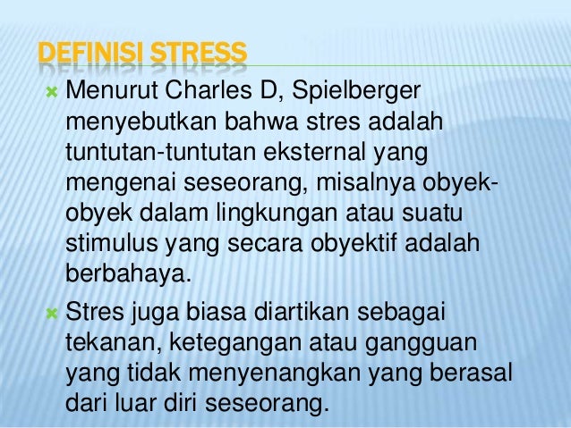 Pertanyaan Tentang Manajemen Stress