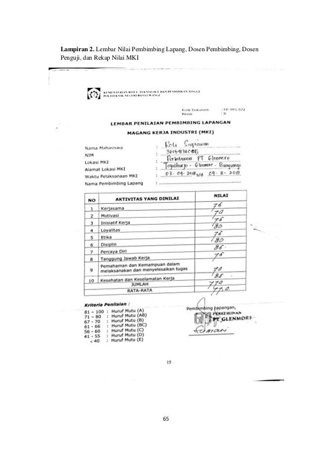 Contoh Laporan Magang Mahasiswa Manajemen Sdm Audit Kinerja Contoh Laporan Magang Mahasiswa Manajemen Sdm Audit Kinerja
