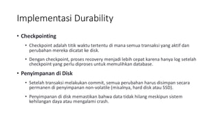 Transaction Management Database Advanced | PDF
