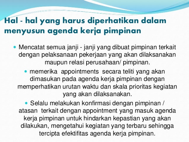 Menyusun Serta Membuat Jadwal Kegiatan Pimpinan | manajemen waktu dalam aktivitas sekretaris dan pengelolaan Menyusun Serta Membuat Jadwal Kegiatan Pimpinan | manajemen waktu dalam aktivitas sekretaris dan pengelolaan