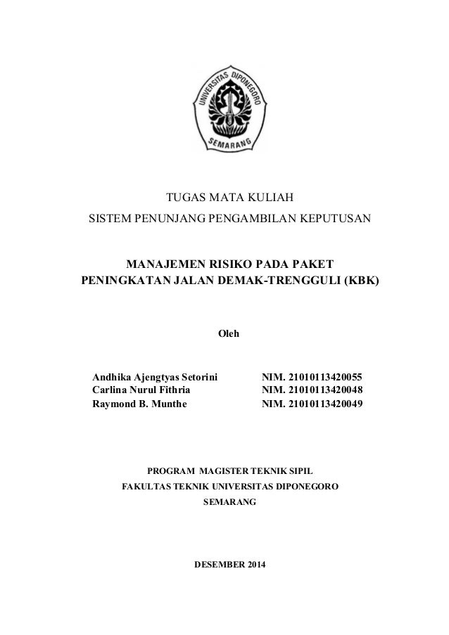 Manaj Risiko Kbk