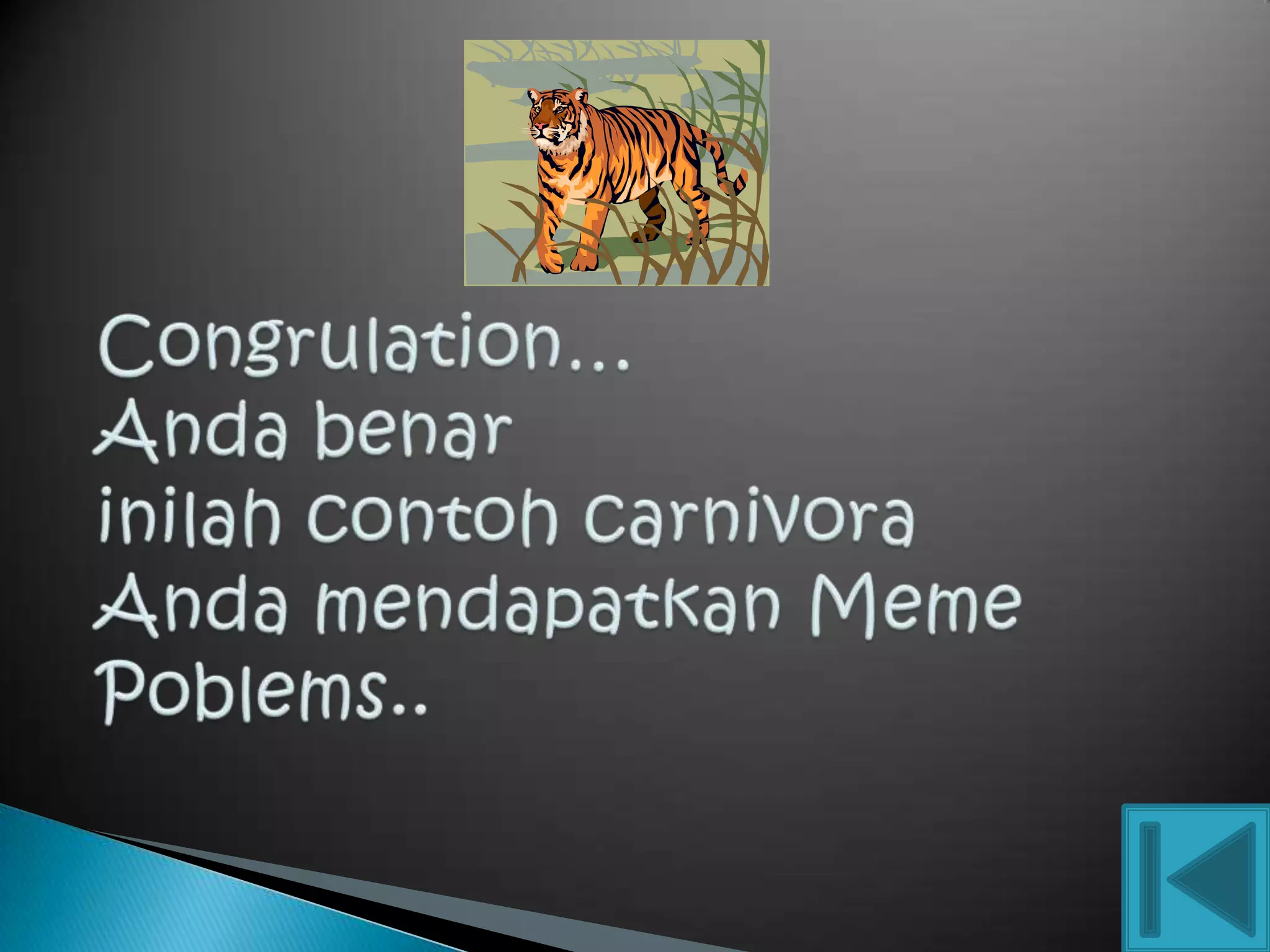 Manakah carnivora hyperlink PPT